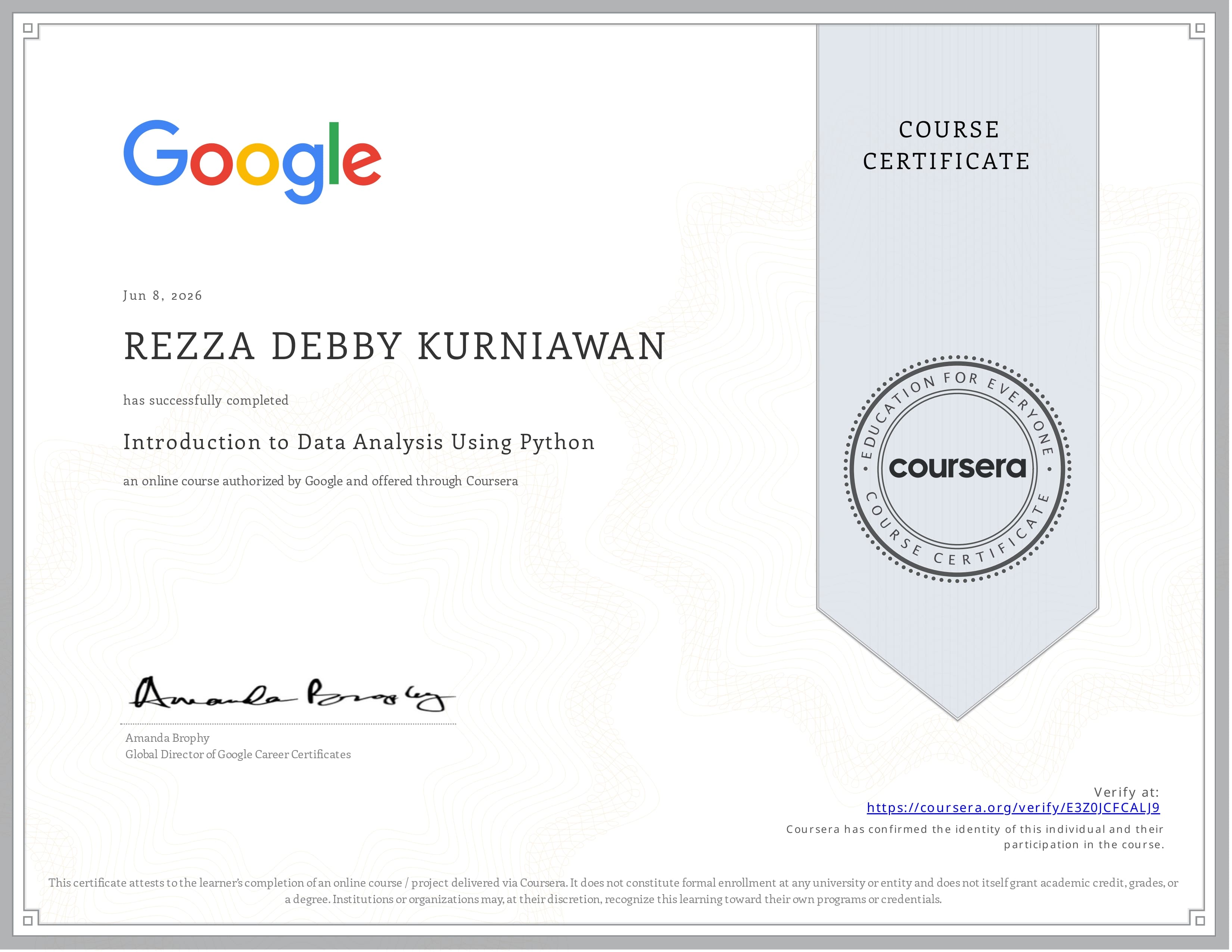 Introduction to Data Analysis Using Python