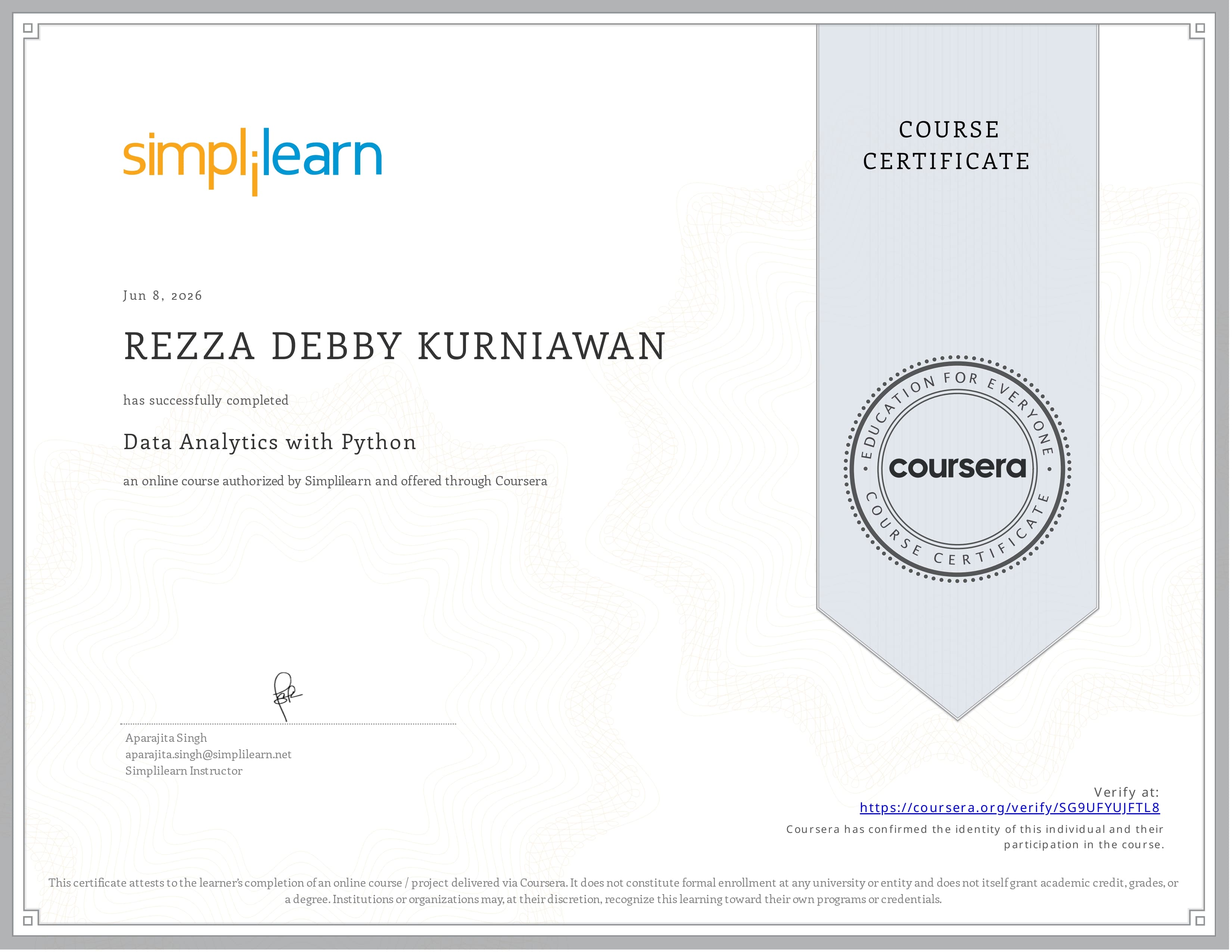 Data Analytics with Python