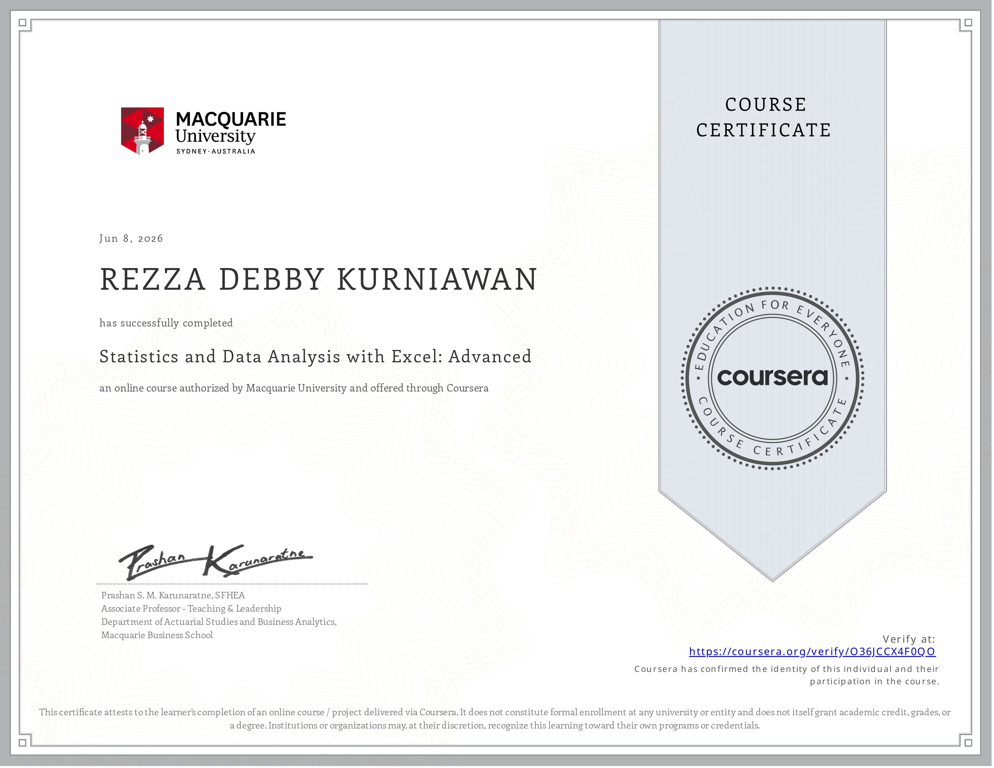 Statistics and Data Analysis with Excel: Advanced